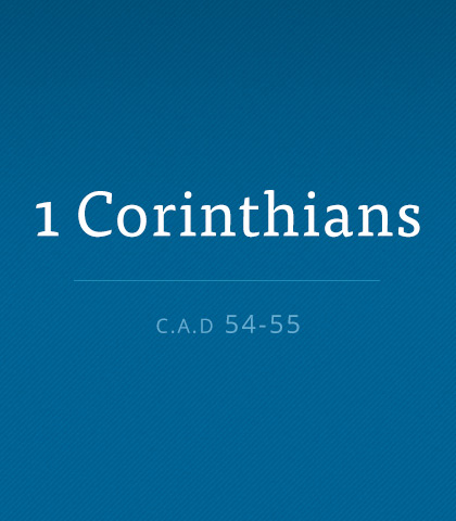 First Corinthians scripture image